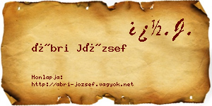 Ábri József névjegykártya